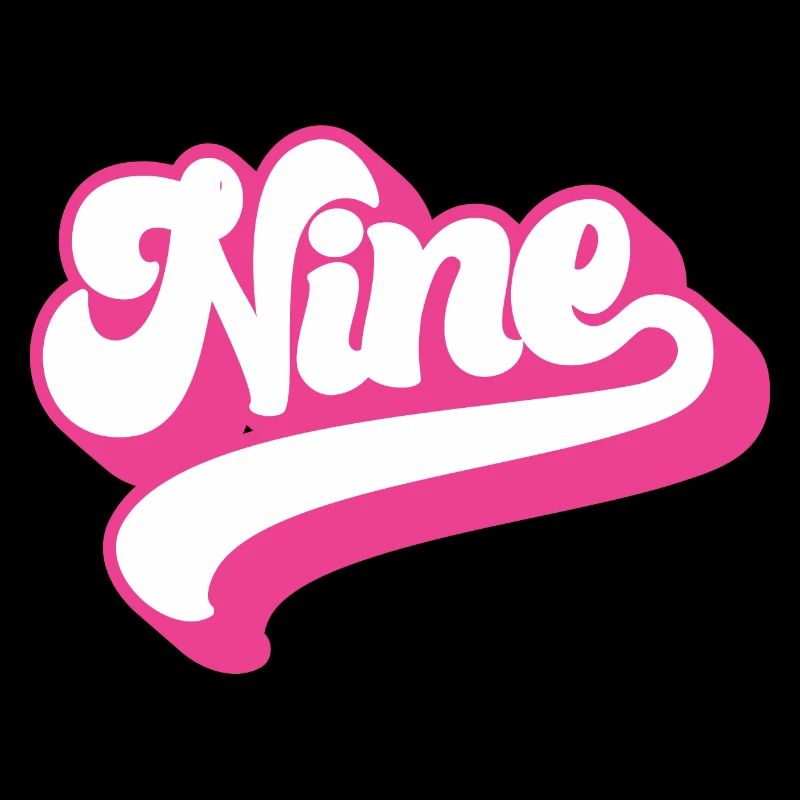 Neuf 9e anniversaire pour les filles de 9 ans