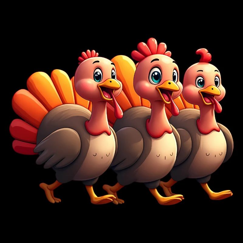 Bébé dinde de Thanksgiving