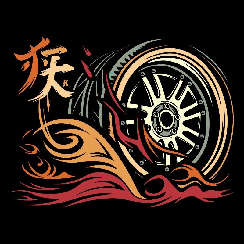 Jante Retro Speed - Design de course dynamique