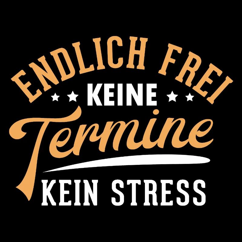 Endlich frei Geschenk Rente Pension Abschied 