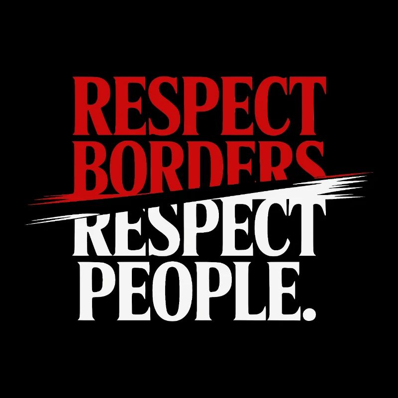 Respect Borders Respect People - Greenland