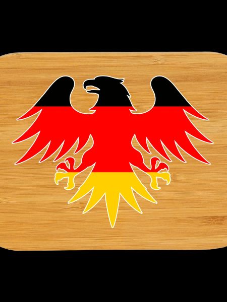German flag eagle motif