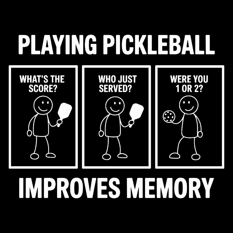 Pickleball Memory Comic Good for Memory
