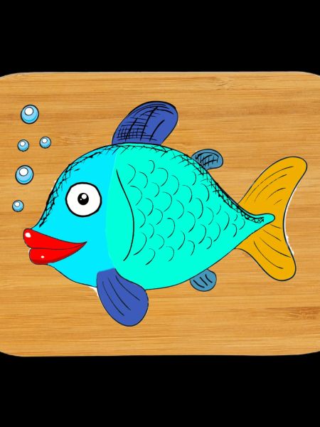 fish with blubber bubbles