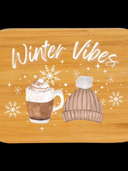 Winter Vibes Snowflake Hat Mug