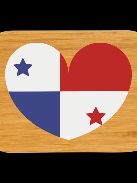 Panama heart flag