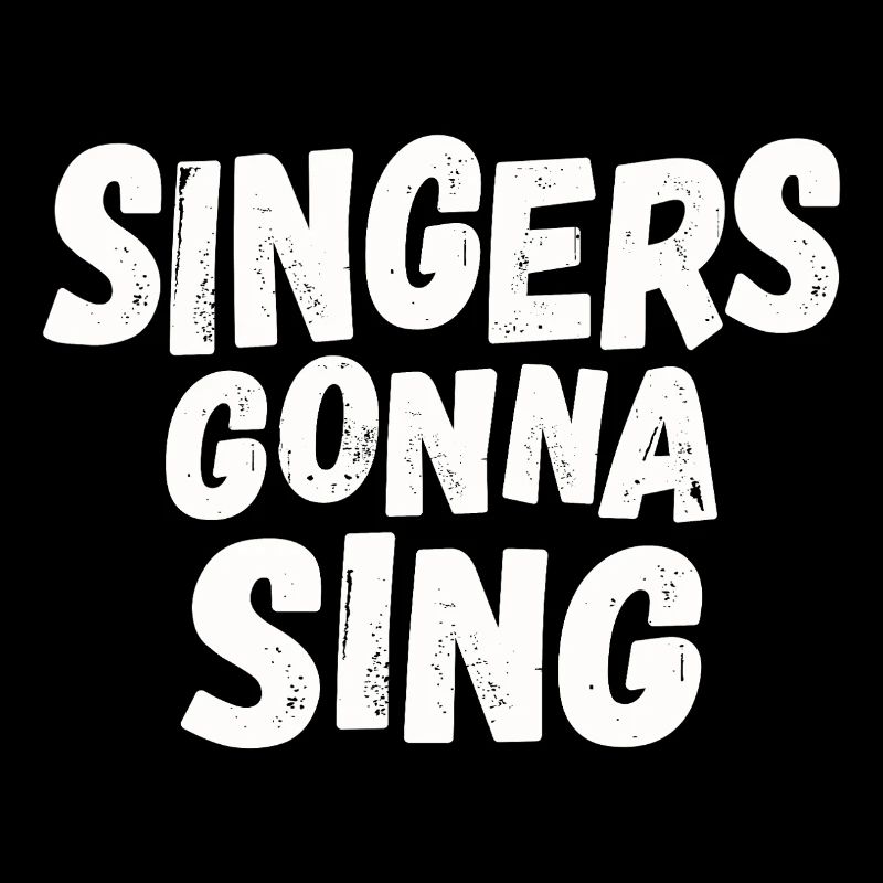 Les chanteurs vont chanter