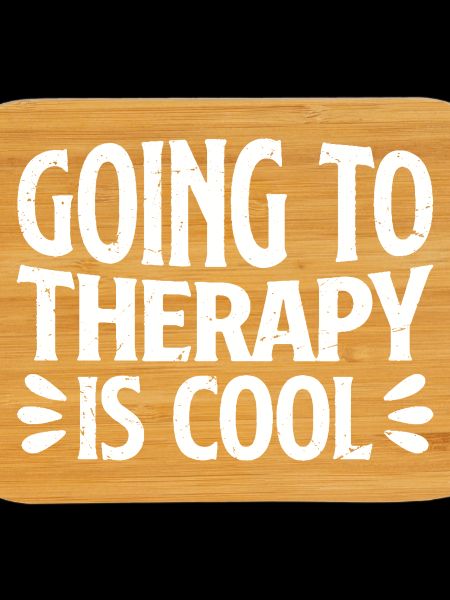 going to therapy is cool