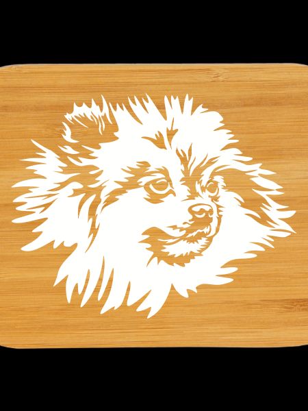 Zwergspitz Head "Black Edition"