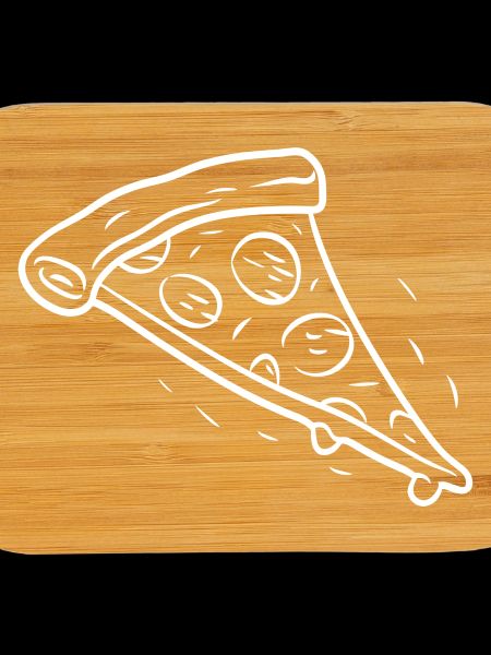 Pizza Slice Line Drawing