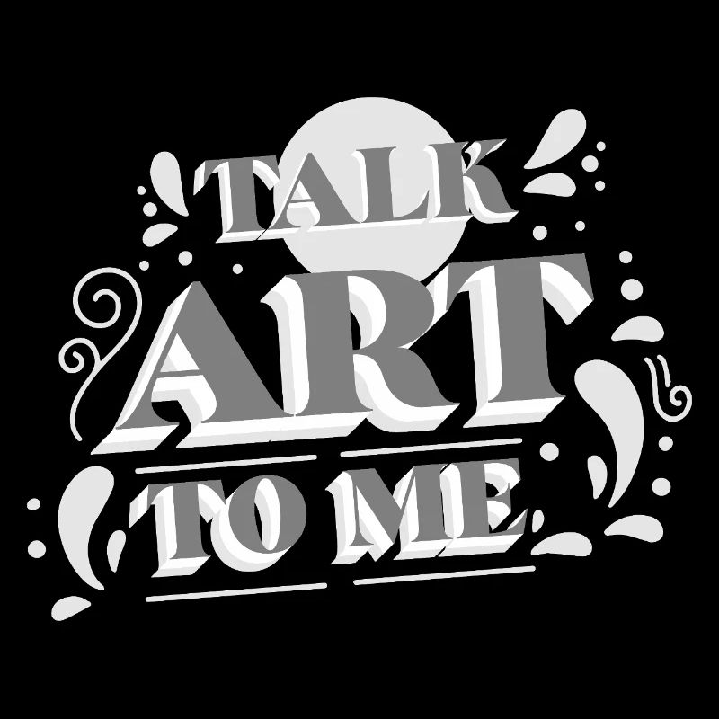 Funny Art Painter Talk Art To Me Drawing