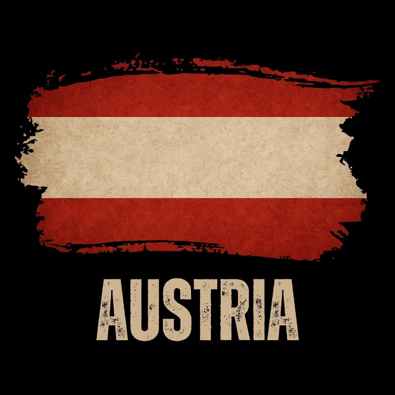 Austrian grunge flag, Austrian pride