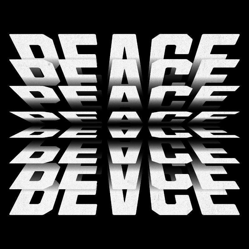 Mirror Peace Typography