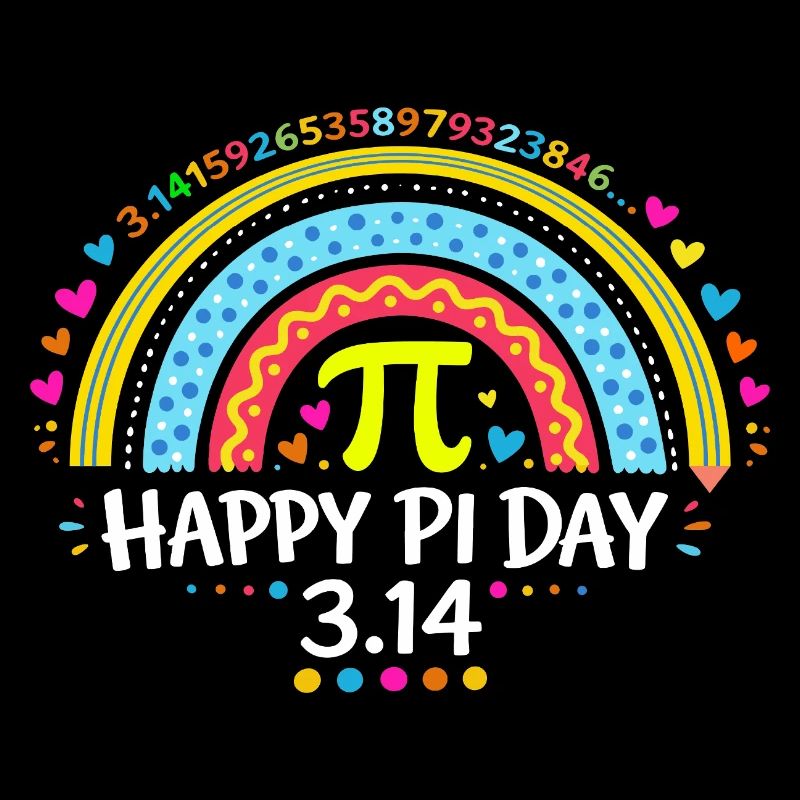 Happy Pi Day Rainbow – Mathe- und Lehrer-Geschenk