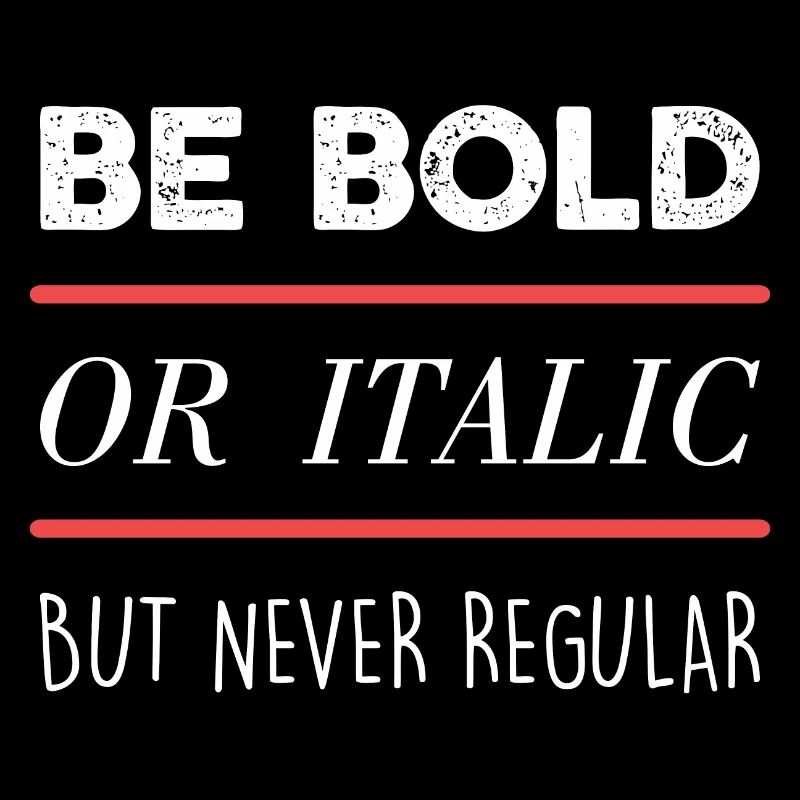 Be Bold (dark)