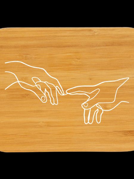 The Creation of Adam hands