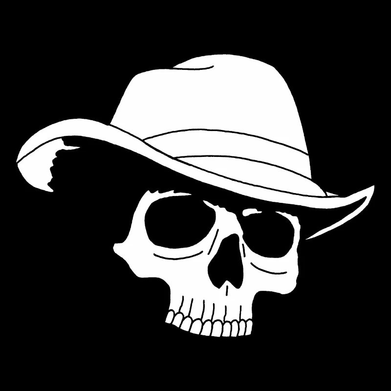 Crâne de cowboy