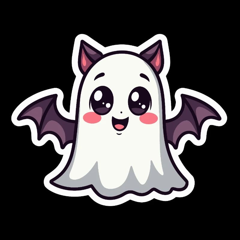 Halloween Bat Ghost