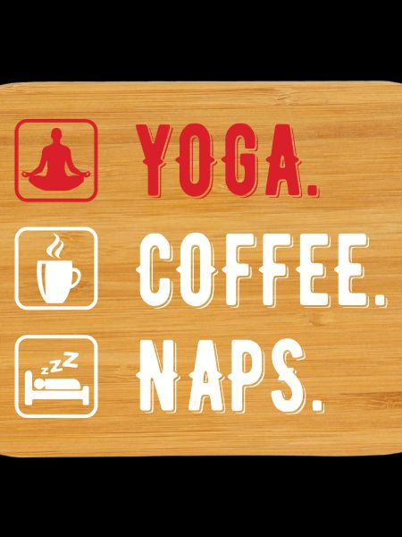 Yoga coffee naps men