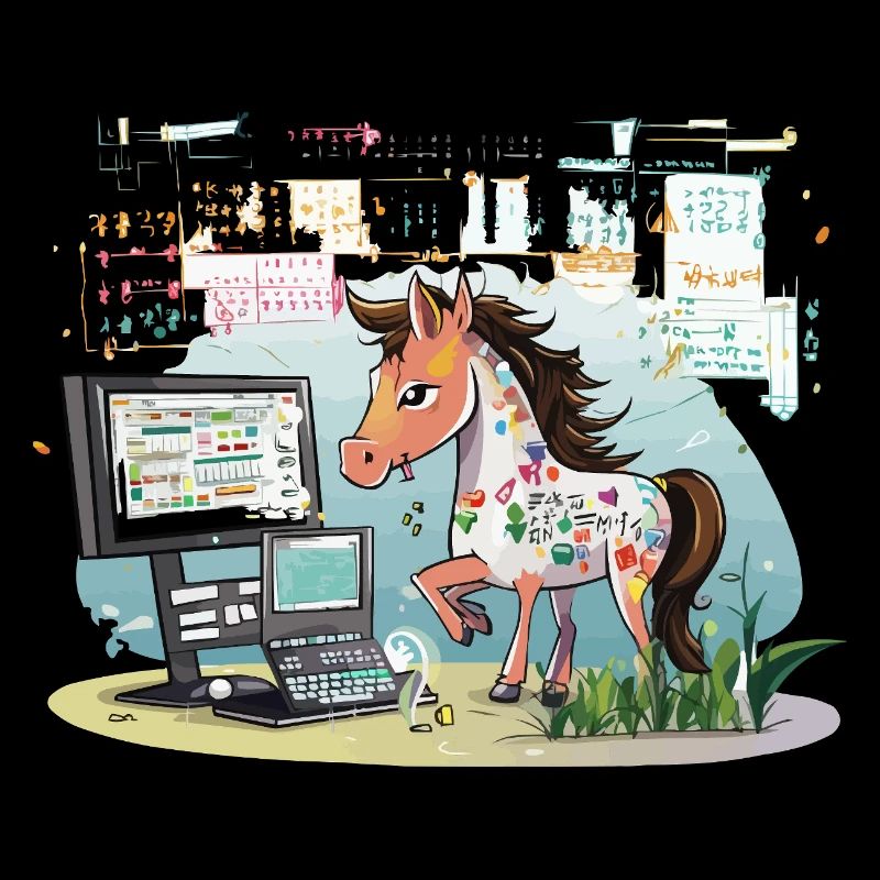 Digital Graffiti Pony