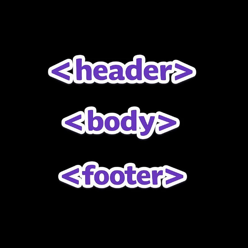 Code Stil: Header, Body, Footer - Für jeden