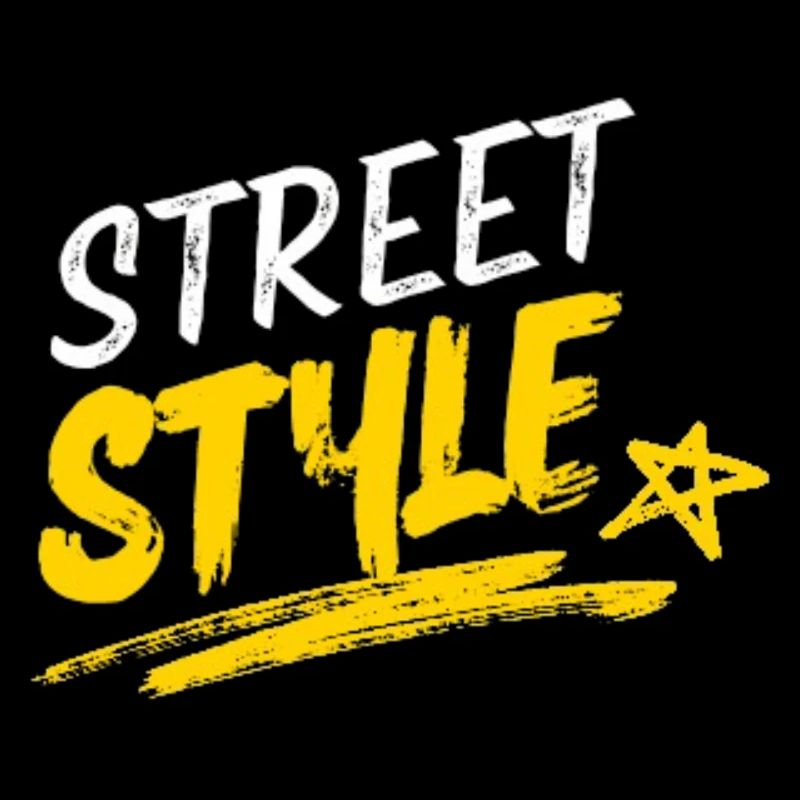 Conception typographique vibrante de style urbain