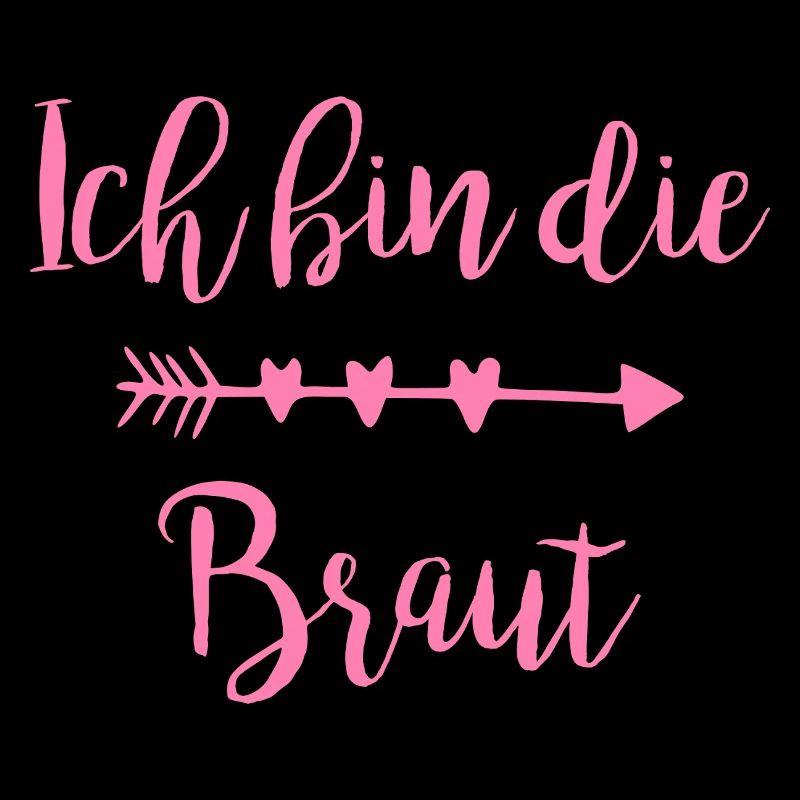 Ich bin die Braut Herzpfeil Script
