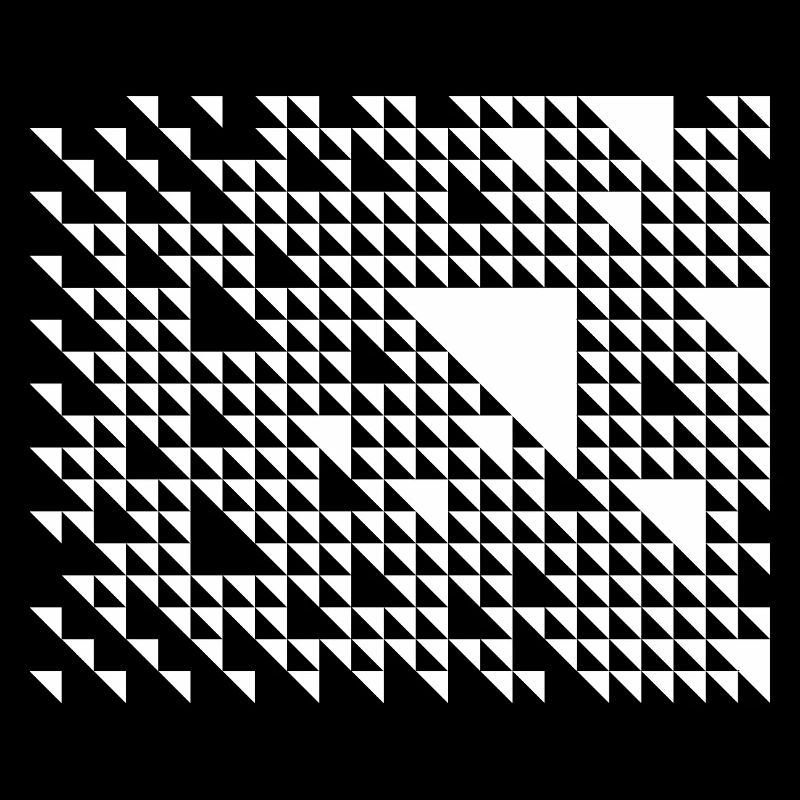Grille de mosaïque triangulaire