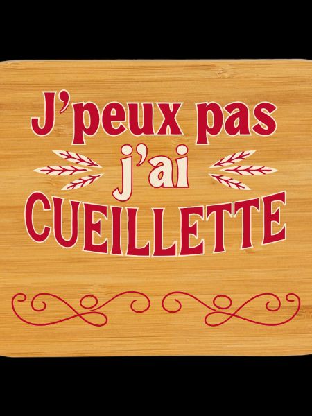 J'peux pas j'ai cuellelette