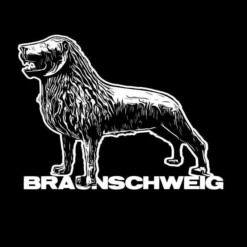 Braunschweiger Löwe T-Shirt Sticker Geschenkidee