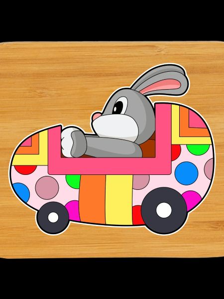 Hase Ostern Auto