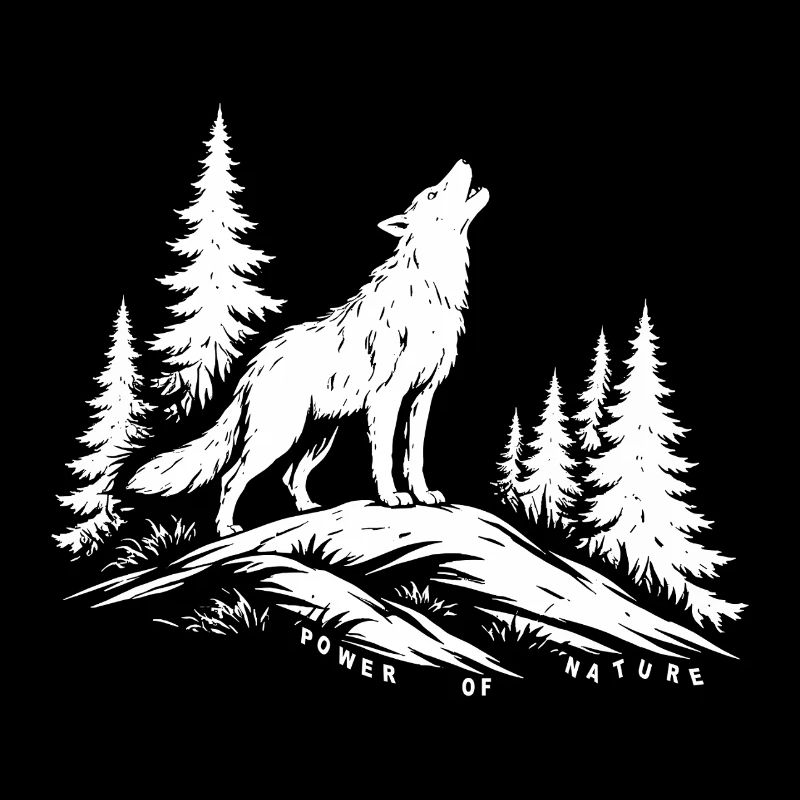 Loup Puissant et Nature
