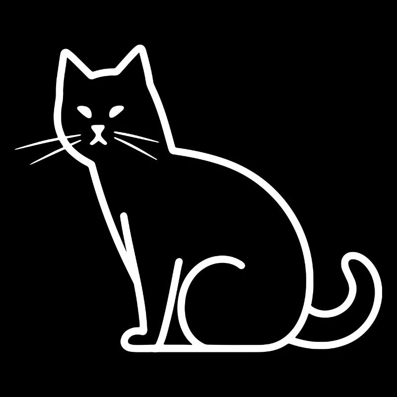 Katze Skizze