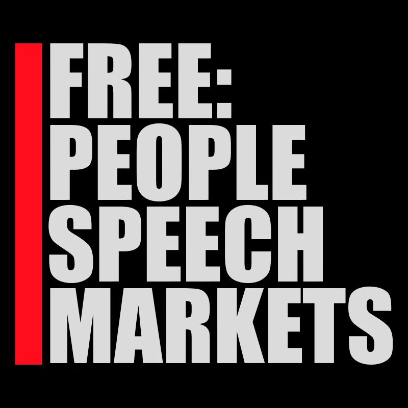 Marché de la liberté d’expression Peuple Libertarian Freedom Logo