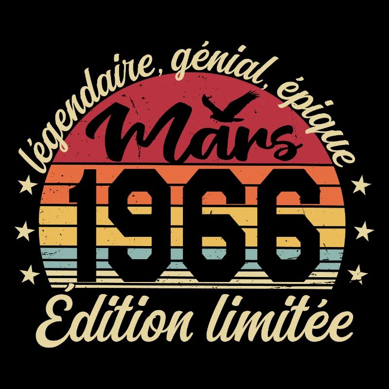 March 1966 60 Years Birthday Gift March 1966