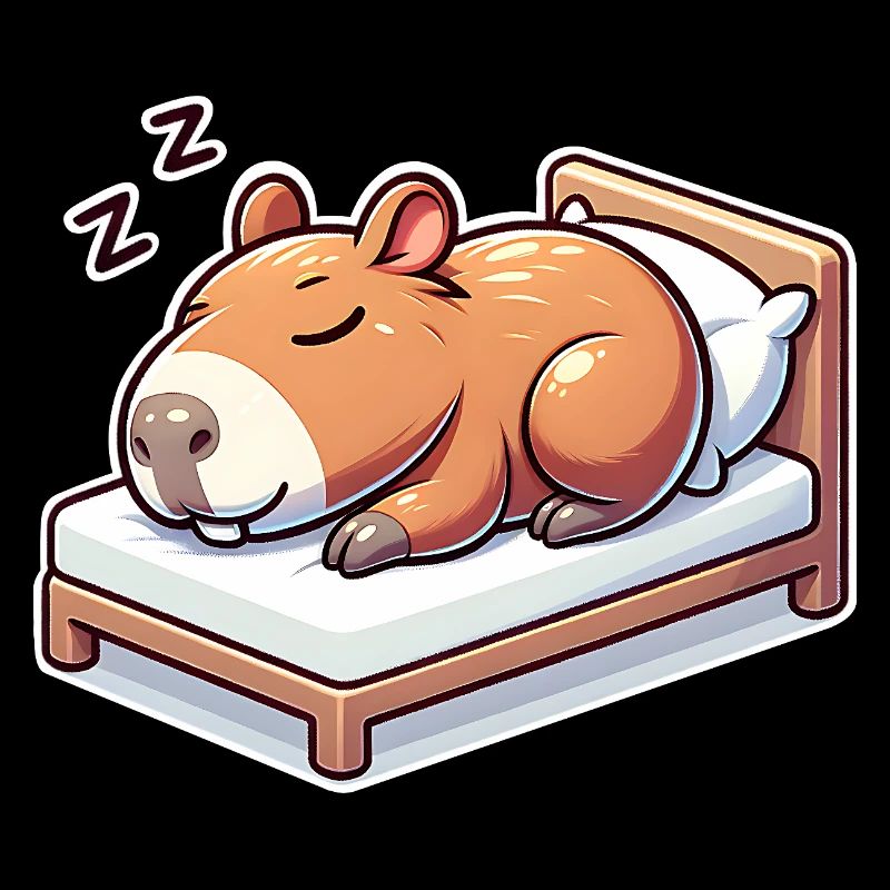 Sleeping Capybara