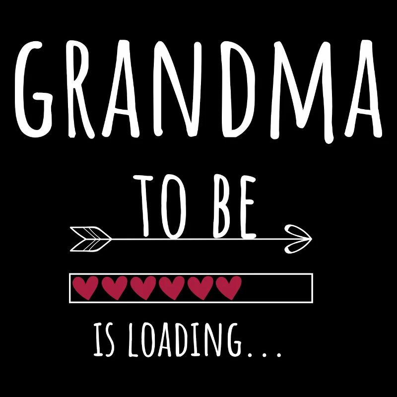 Oma Großmutter Schwanger Geschenk Grandma to be