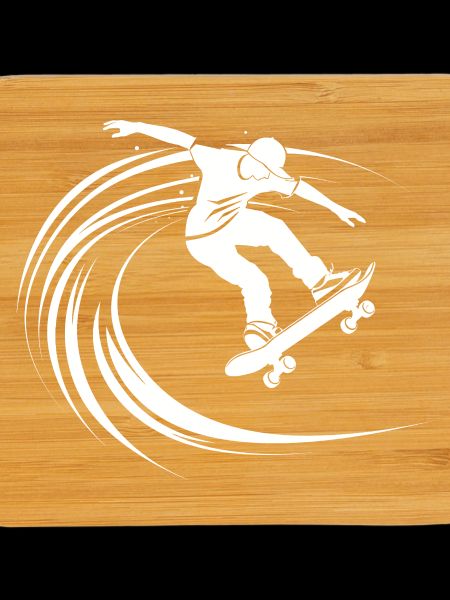 Skateboarder Drawing