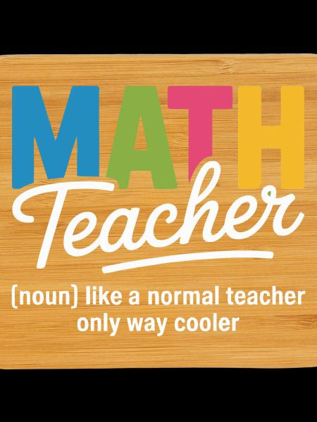 Colourful Math Teacher Illustration T-Shirt