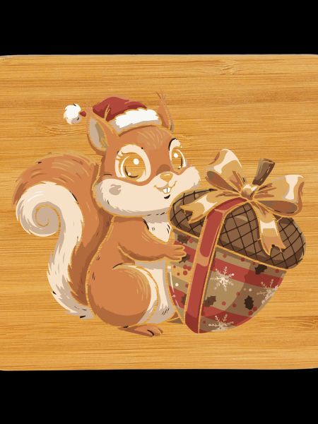 Cadeau d’écureuil Winter Joy