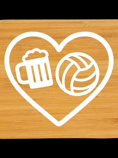 Heart Volleyball Beer