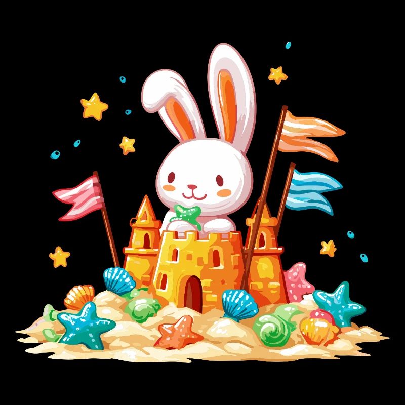 Bunny on the Beach Sandpit