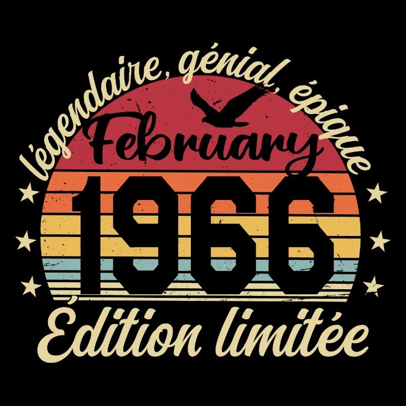 Février 1966 Anniversaire février 1966 Retro 1966