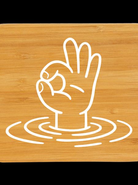 Hand OK Sign Waves