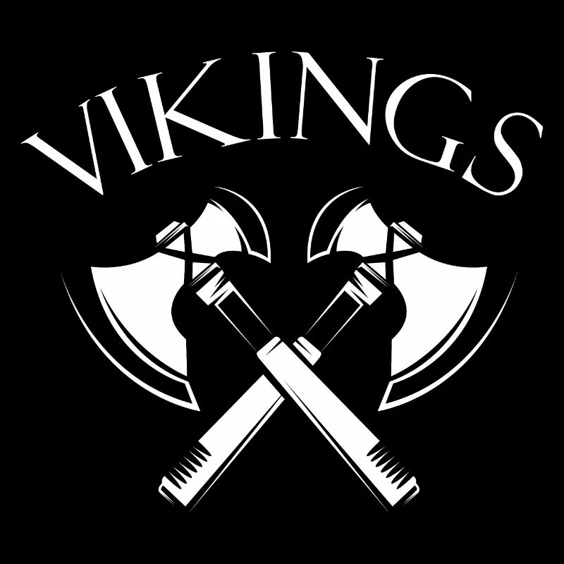 Viking Vikings Symbole Logo Idée graphique Vikings