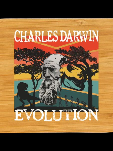 Charles Darwin Evolution textile Geschenkidee