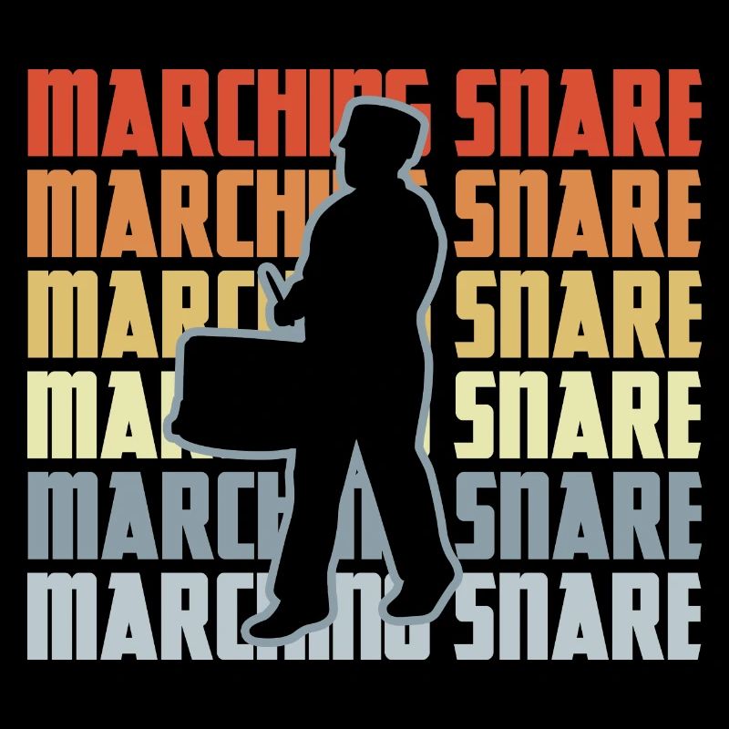 Vintage marching drum