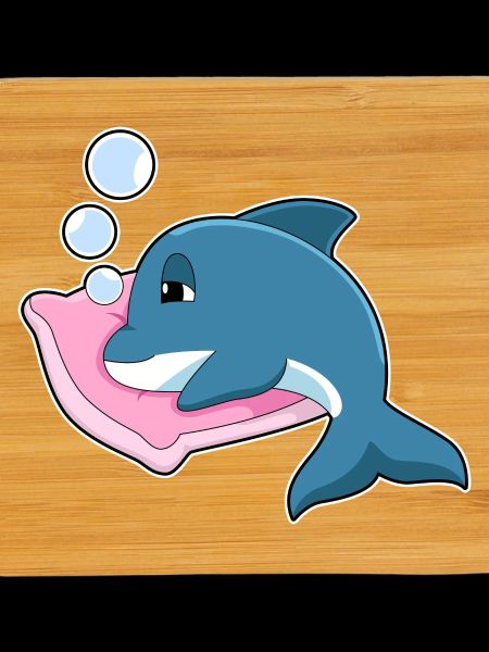 Dolphin Sleeping Pillow