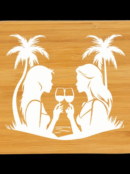Women's Dinner Party Silhouette