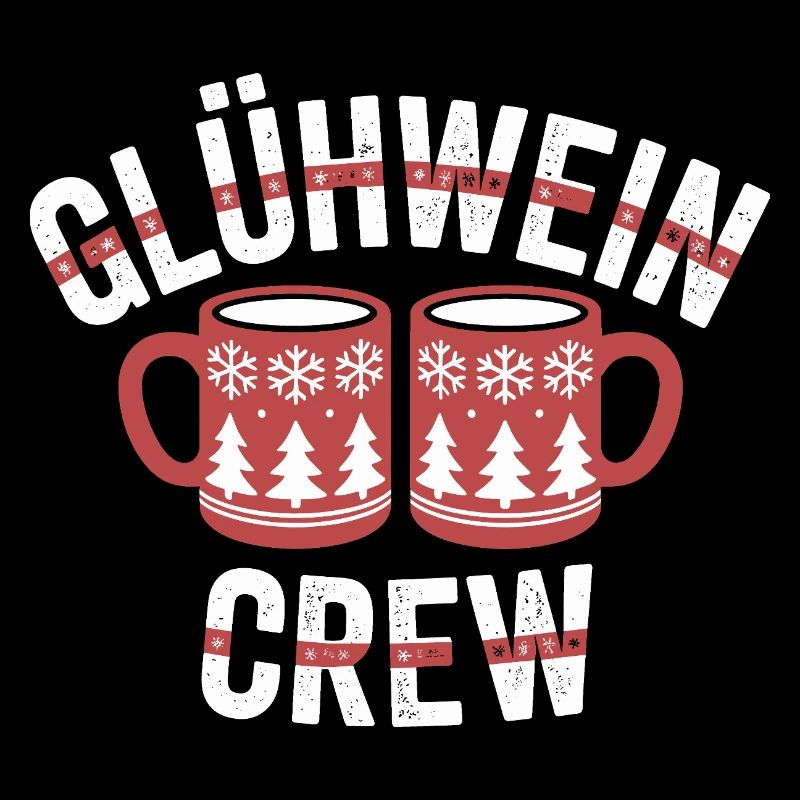 Équipe du vin chaud Marché de Noël joyeux